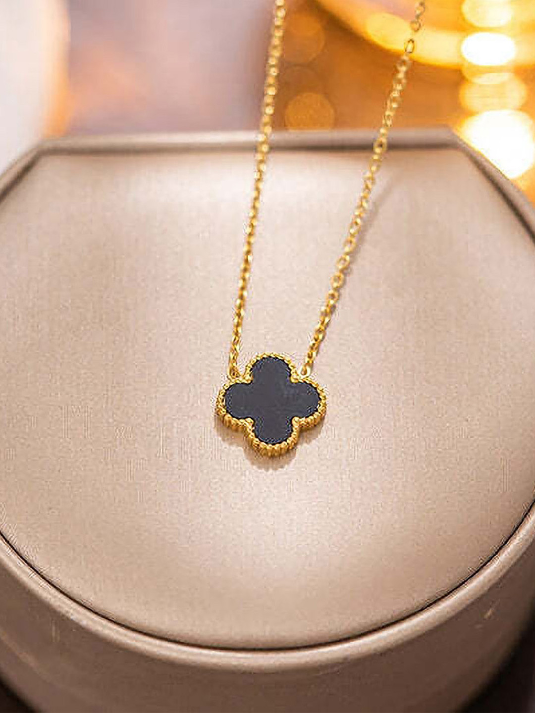 GLOWZI Jumsa Gold-Plated Stainless Steel Anti Tarnish Chain