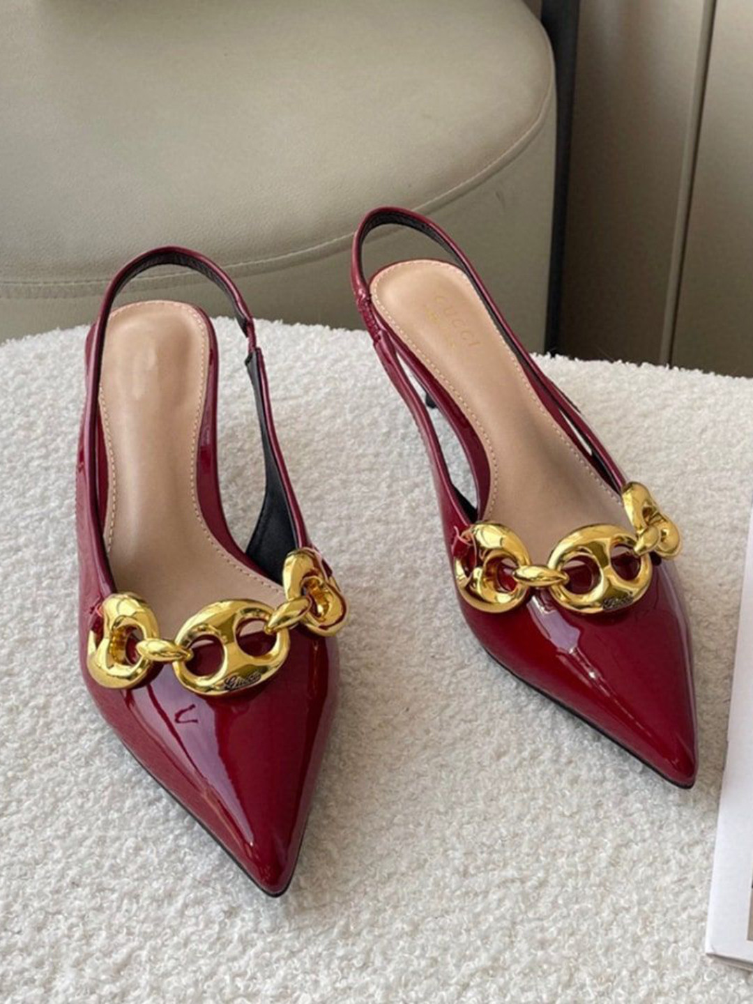 Ozzaro Women V-Cut Couture Heel