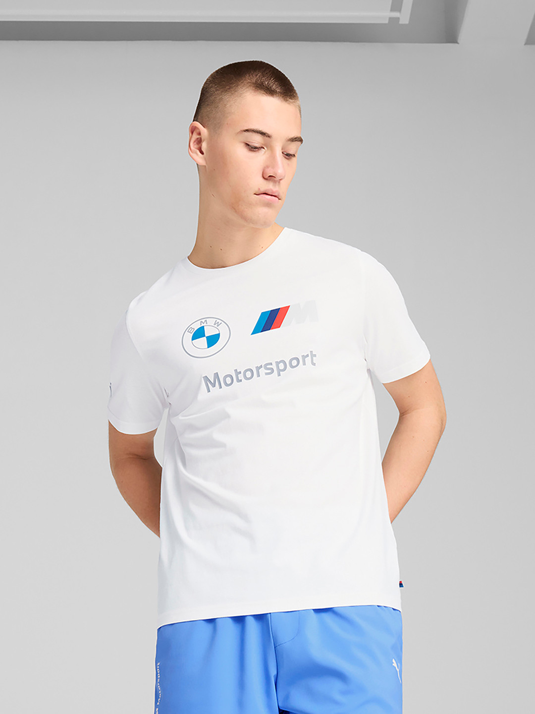 PUMA Motorsport BMW MMS Printed Cotton T-shirt