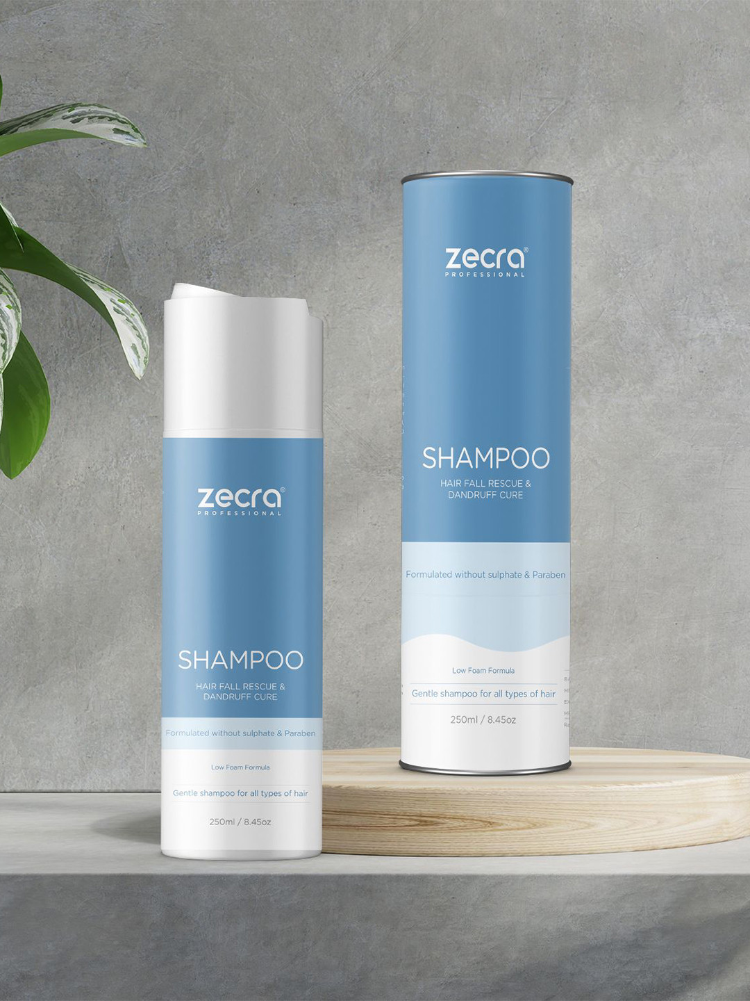 ZECRA Set Of 2 Anti-Dandruff Cure Shampoo- 250 ml Each