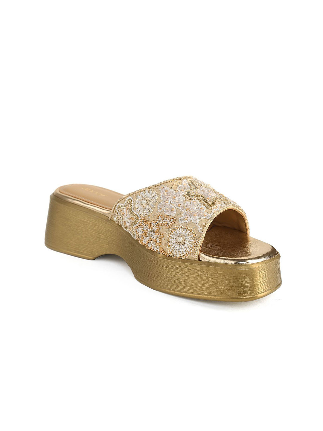 Anaar Sea Star Embellished Platform Sandals