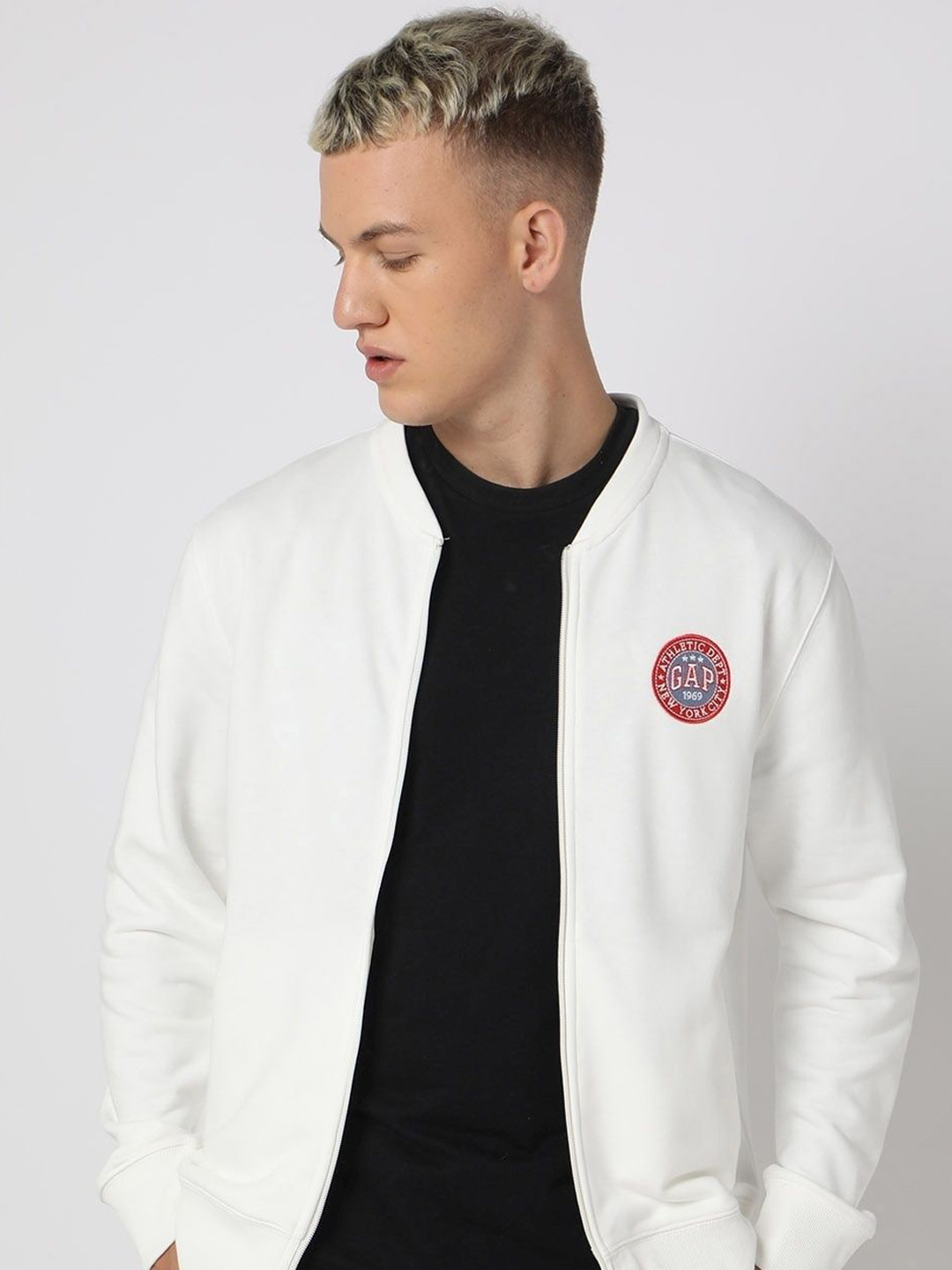 GAP Men Zip-Front Sweatshirt