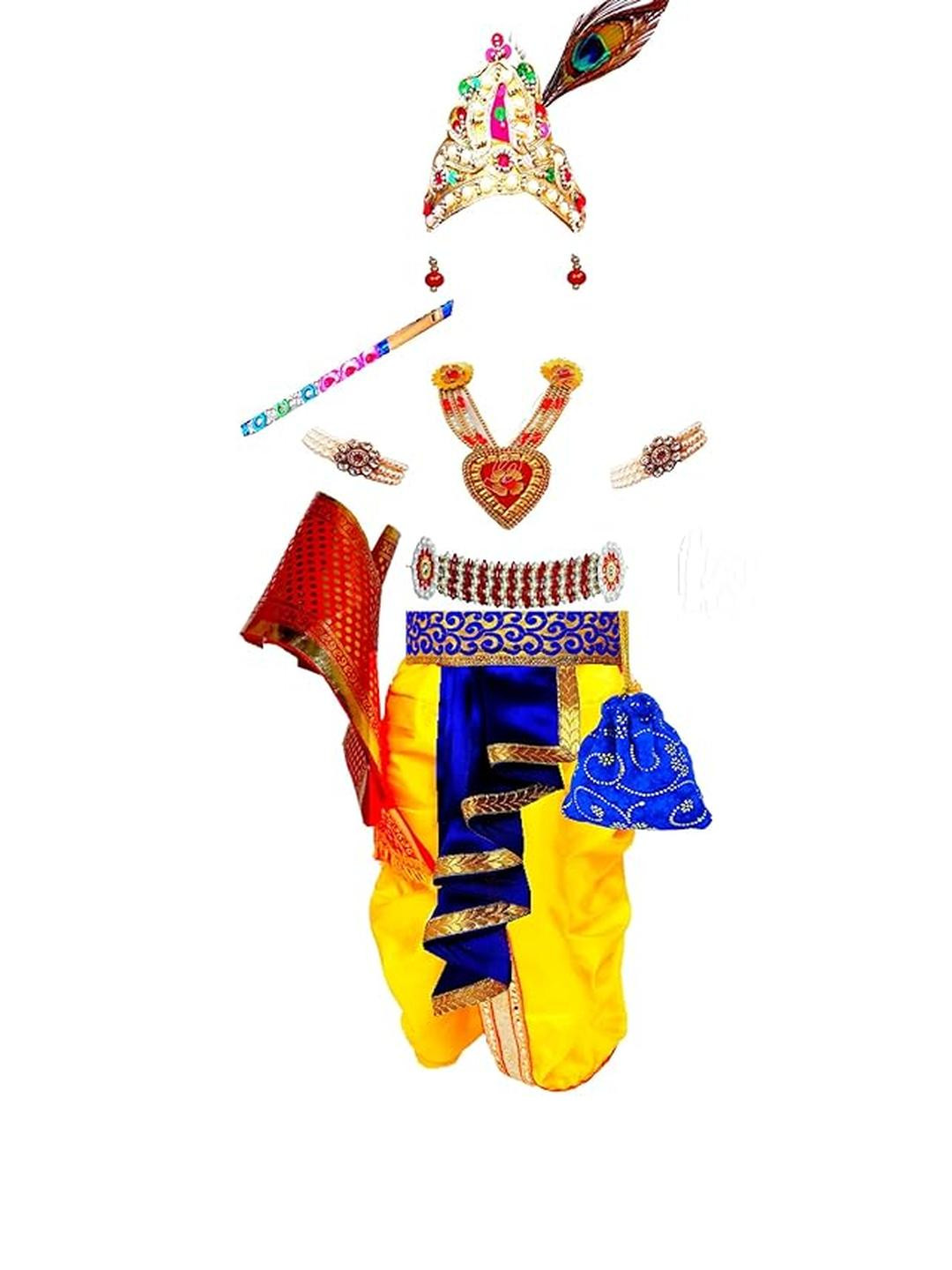 SHRI VALLABH Boys Top with Dhoti Pants
