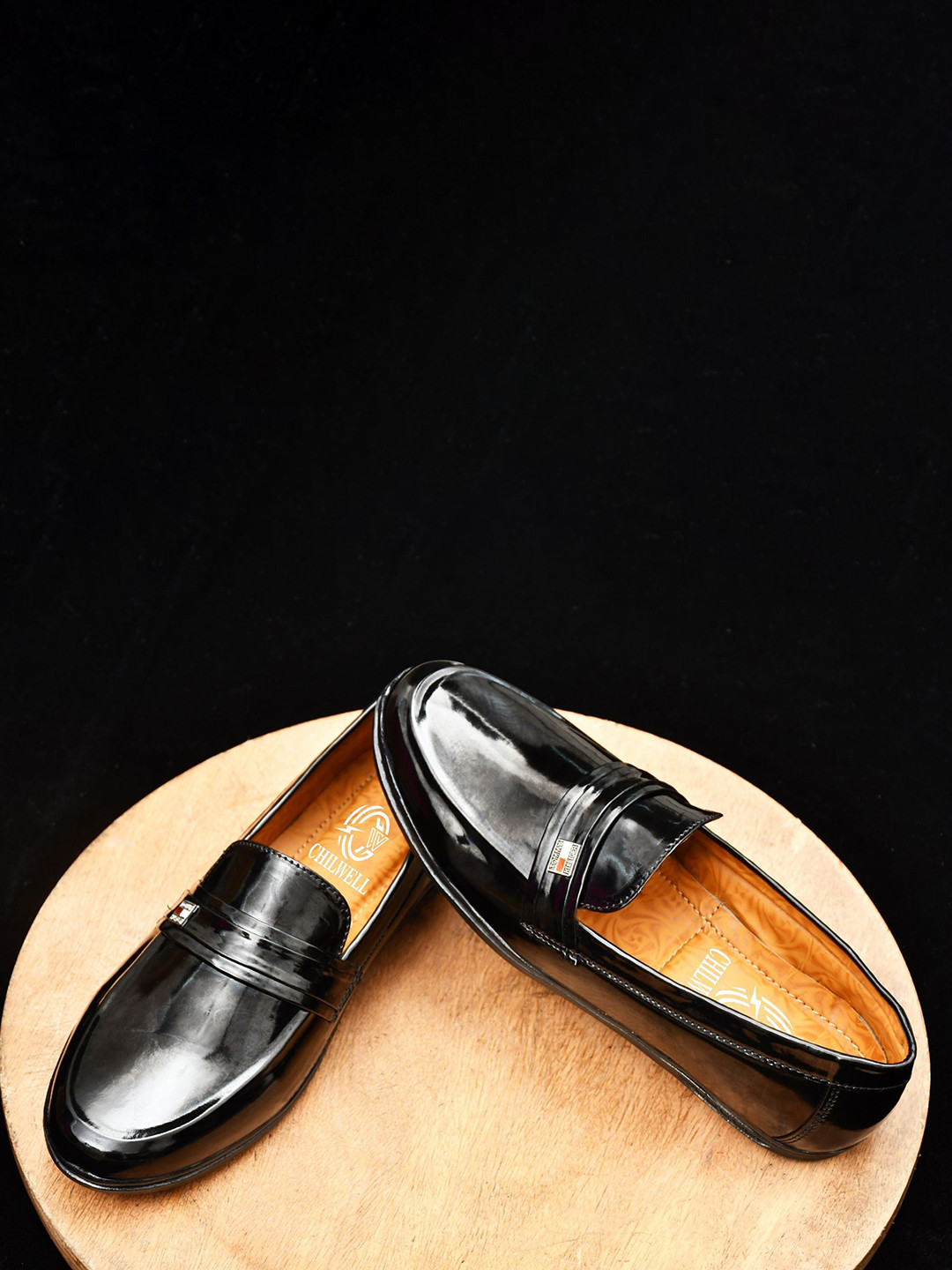 CHILWELL Men Leather Formal Loafers Shoes