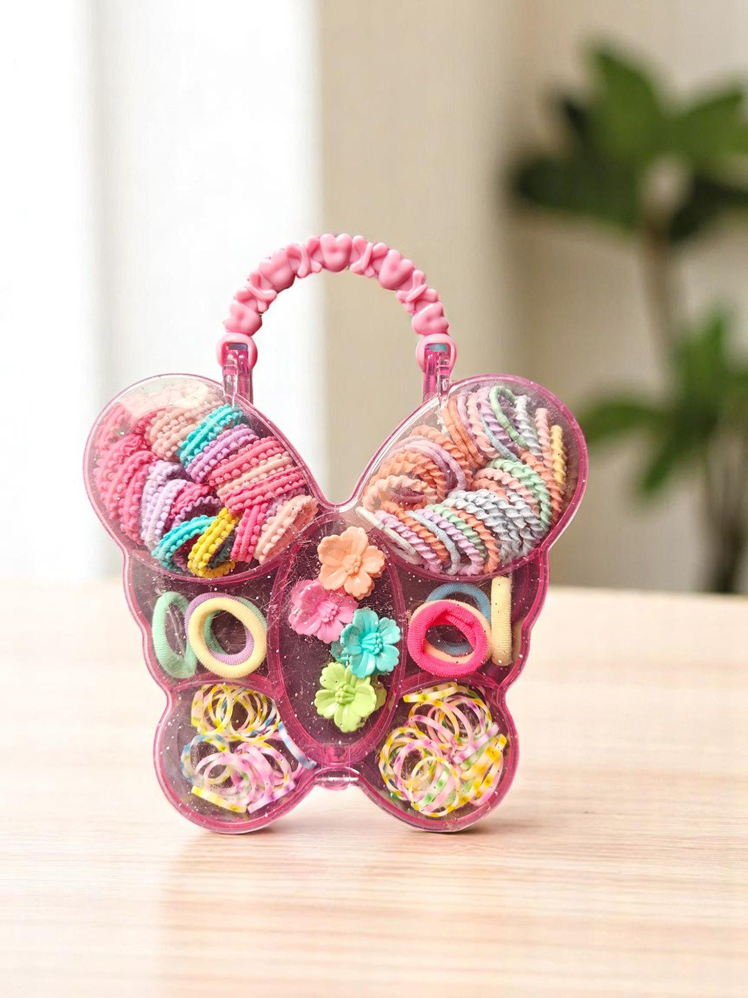 LYTIX Girls Set Of 30 Mini Hair Claws & Hair Ties