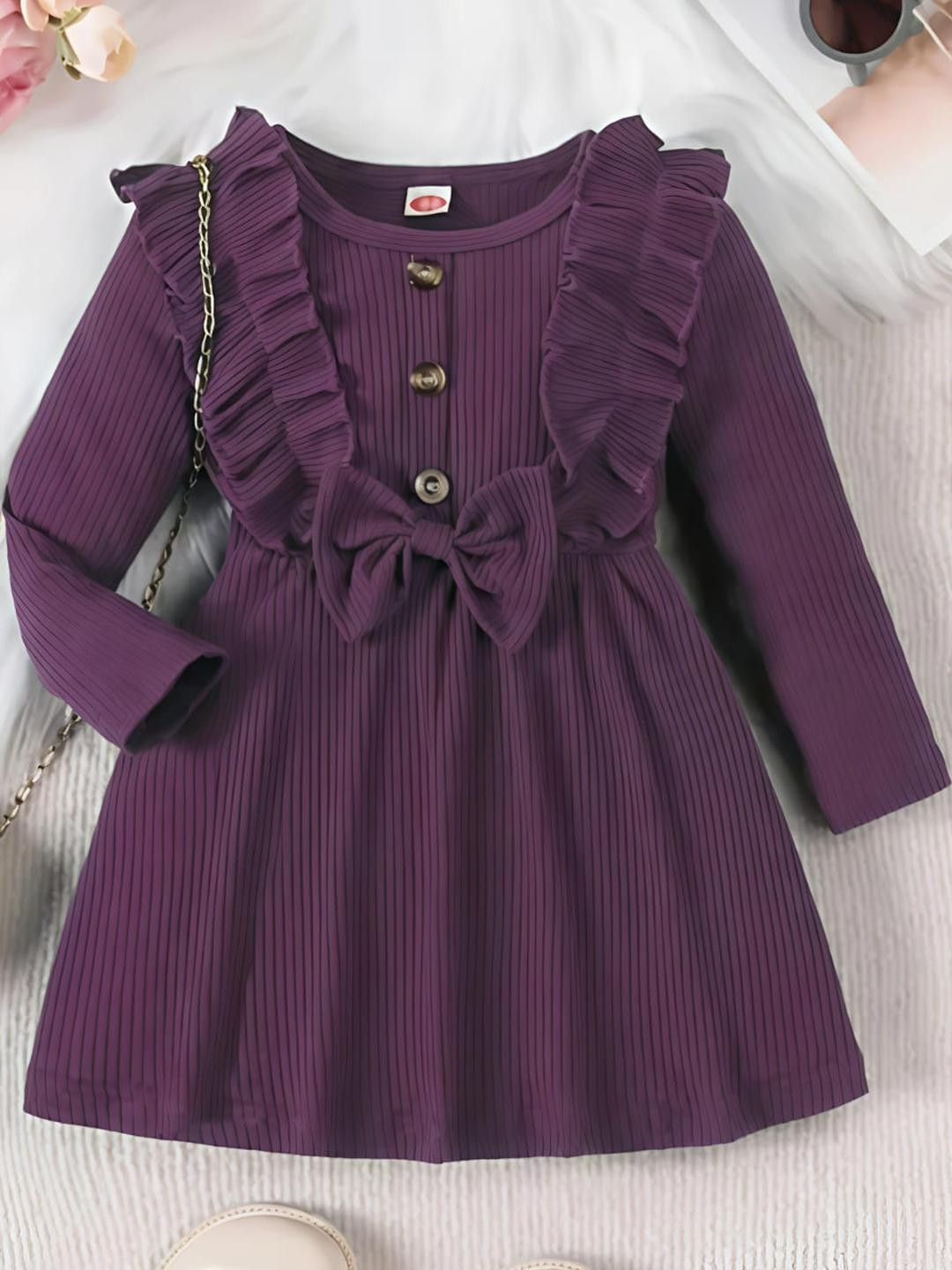 THOILLLING Ruffled A-Line Midi Dress
