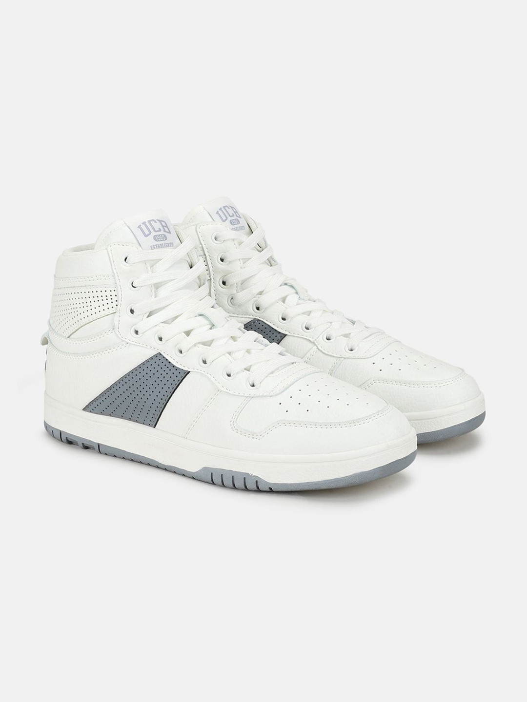 United Colors of Benetton Men High-Top Lace-Ups Sneakers