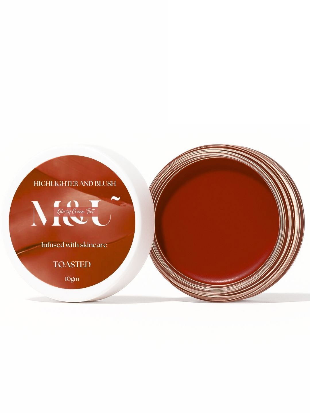 M&U Long Lasting Blush For Tint Lip & Cheeks - 10 ml - Toasted