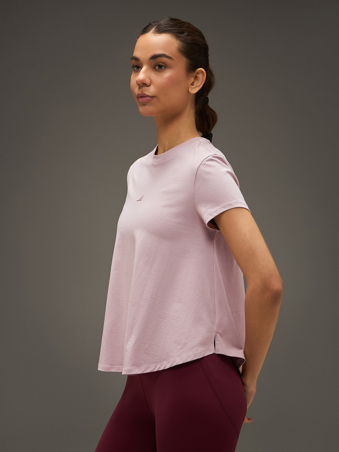 BOLDFIT Essential Flared Cotton T-shirt