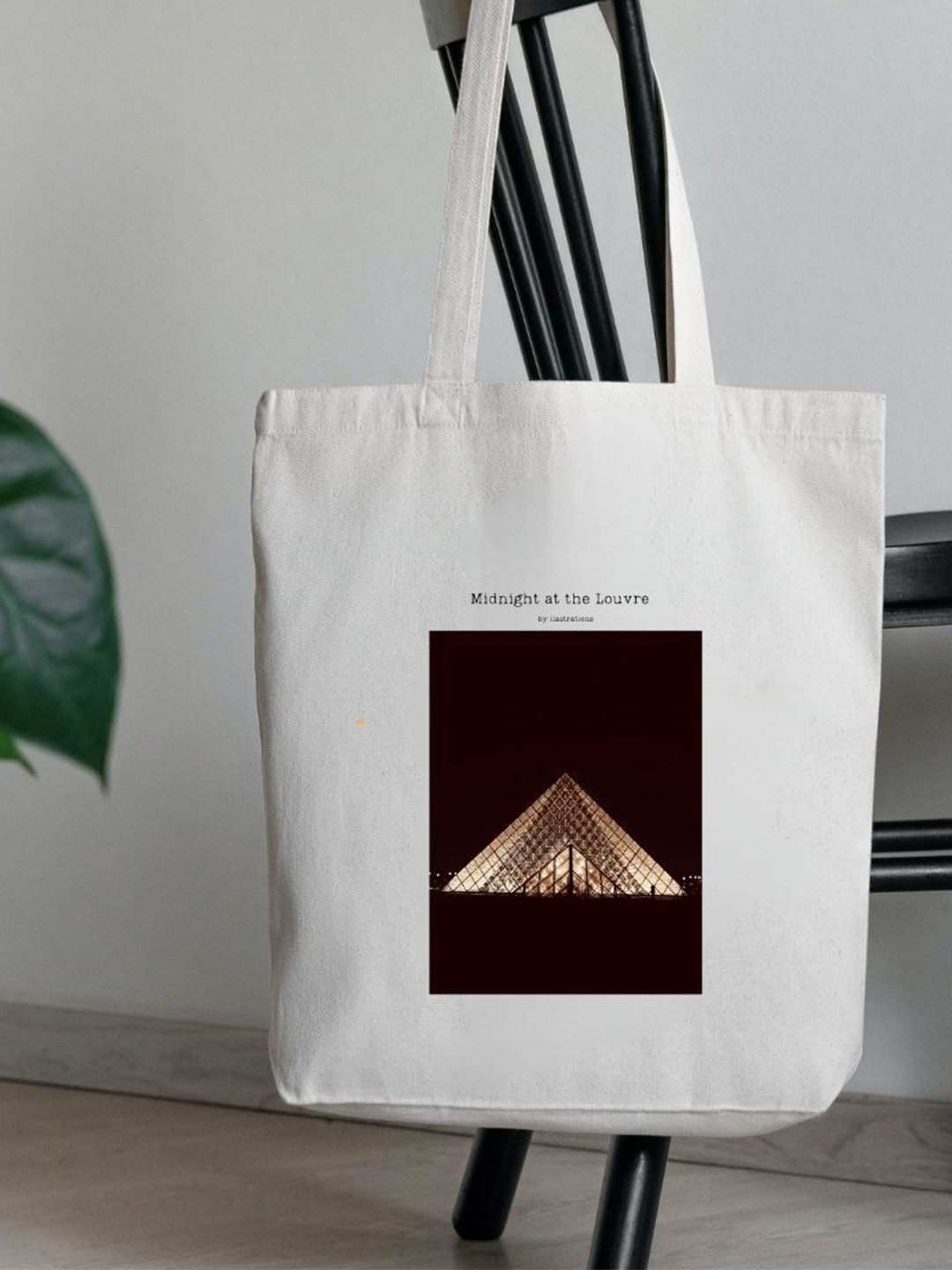 Toteaa - Carry your Charm Lou Voure Museum Art Printed Oversized Cotton Canvas Tote Bag