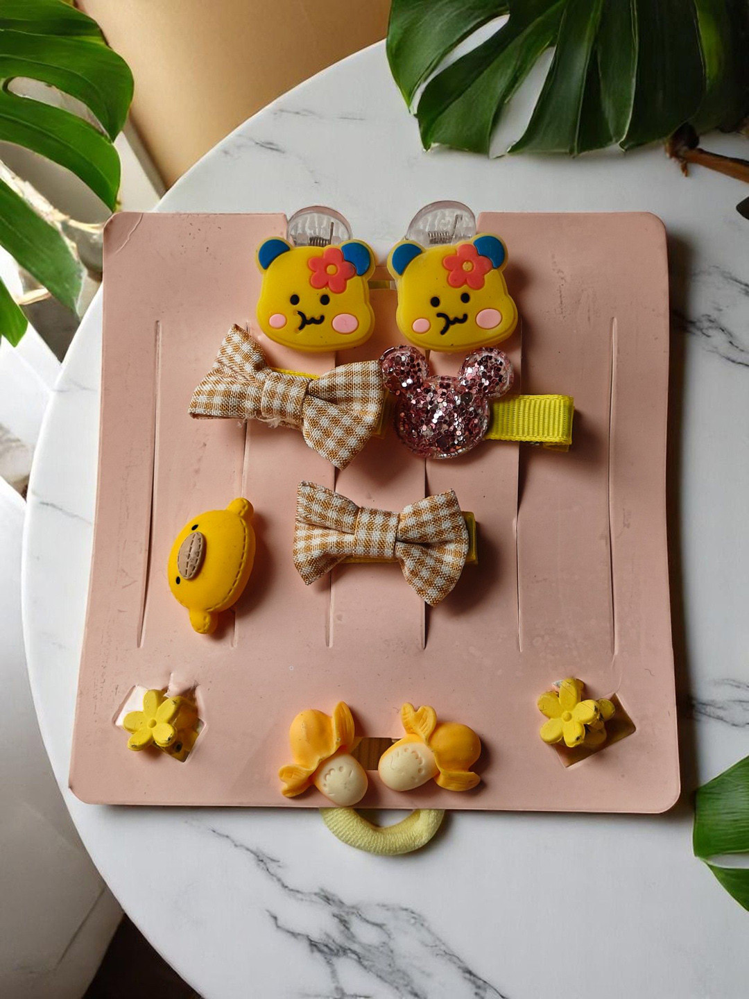 LYTIX Girls 10 Pcs Assorted Alligator & Box Hair Clips