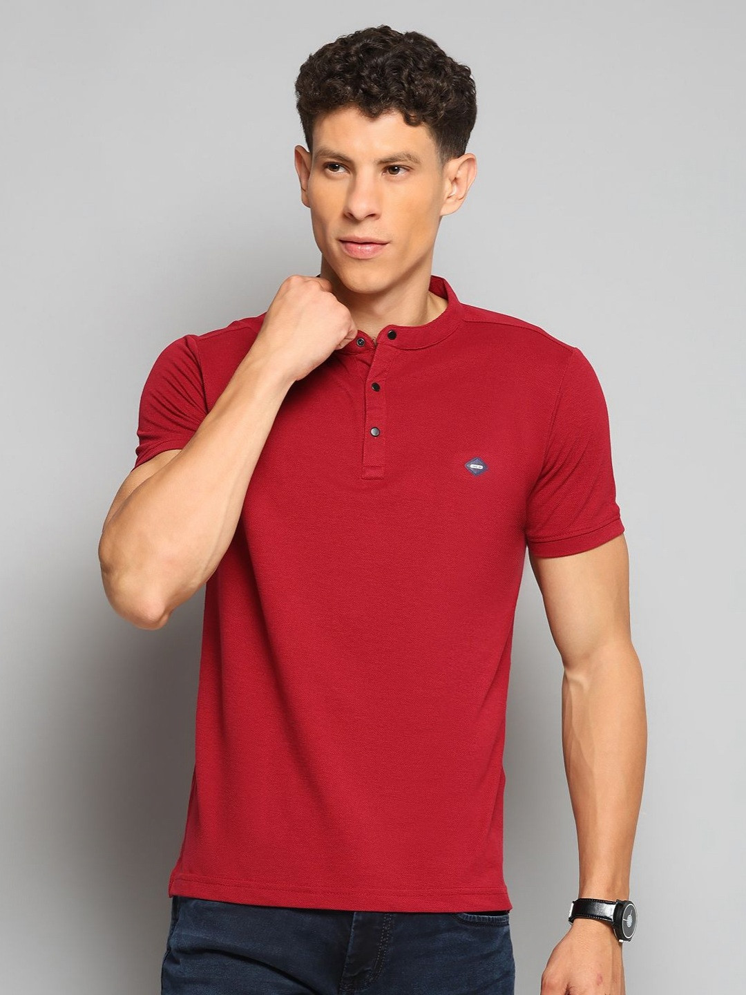 Cloak & Decker Polo Collar Short Sleeves Cotton T-shirt