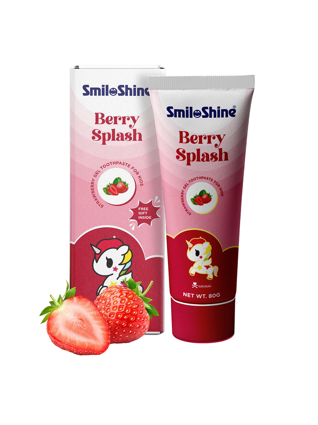 SmiloShine Berry Splash Toothpaste Gel- 80 g
