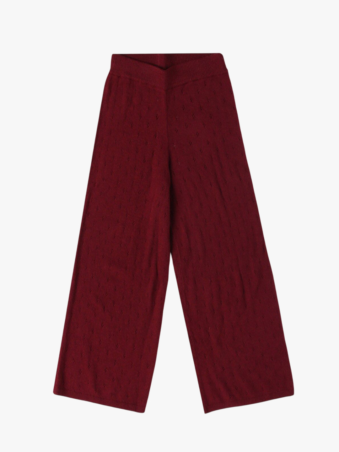 GAP Girls Pointelle-Knit Relaxed-Fit Wide-Leg Trousers