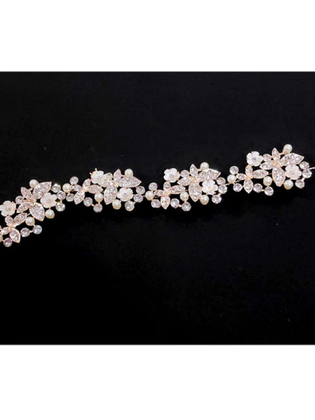 alamodey Gold Metal Hair Accessory