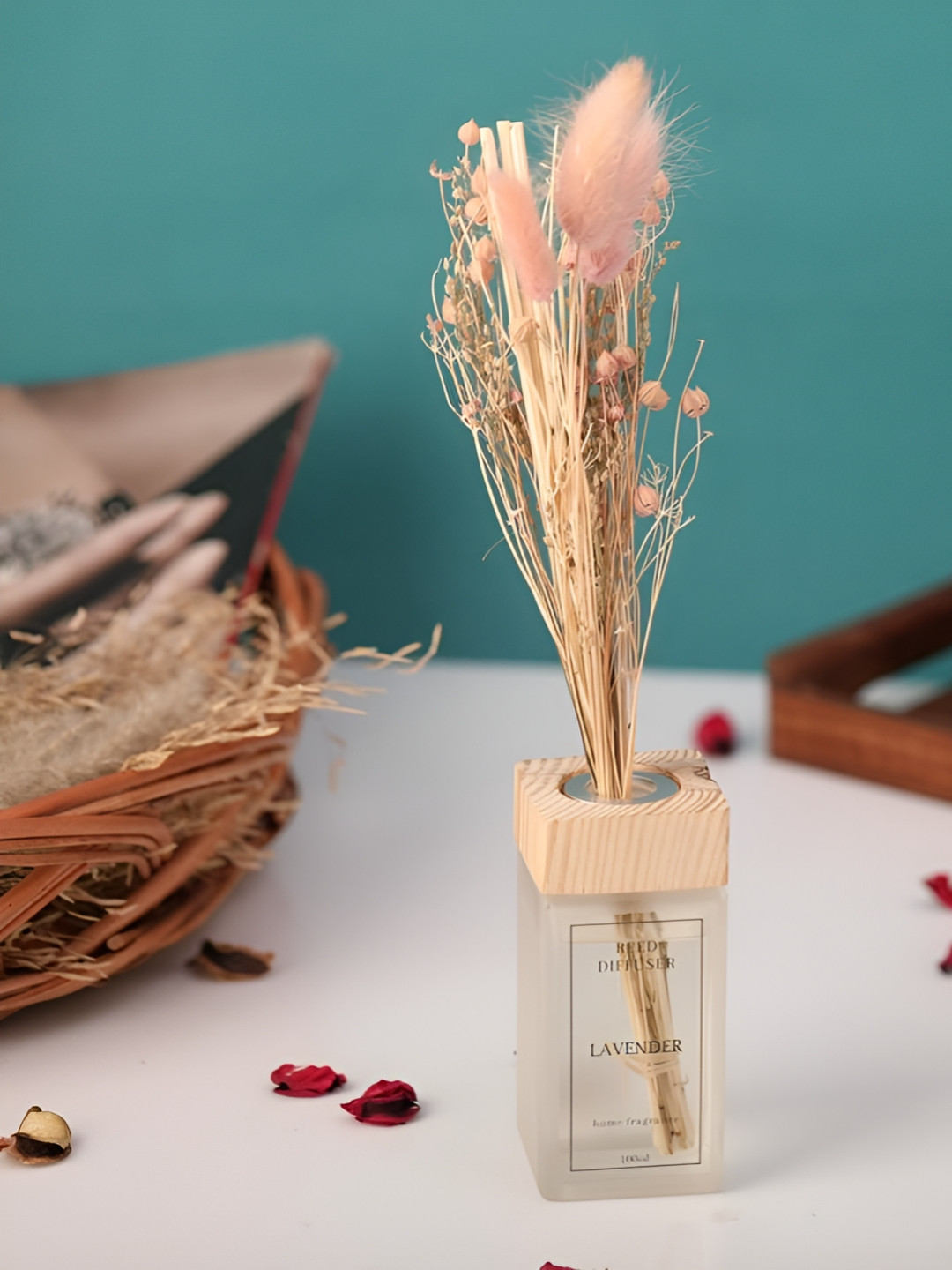 Decor de Maison Pink Giovvani Dried Floral With Lemongrass Aromatic Diffuser - 100 ml