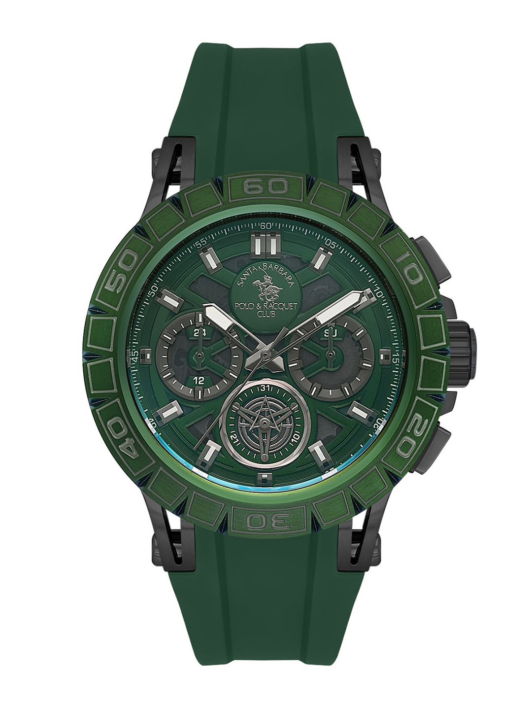 SANTA BARBARA POLO & RACQUET CLUB Men Dial & Straps Analogue Watch SB.5.10004-1