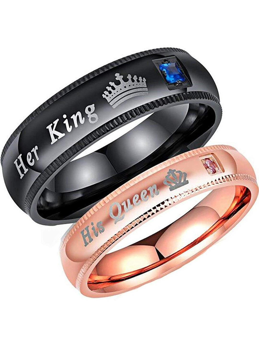 Moneekar Jewels Copper Stainless Steel Finger Ring