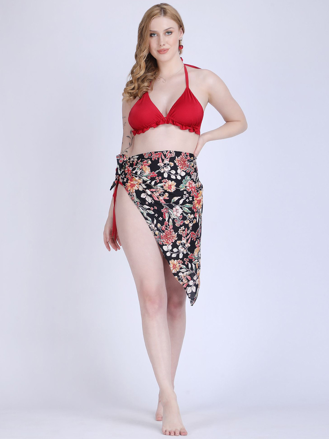 WOMAN IN YOU Printed Beach Wear Cover Up Sarong