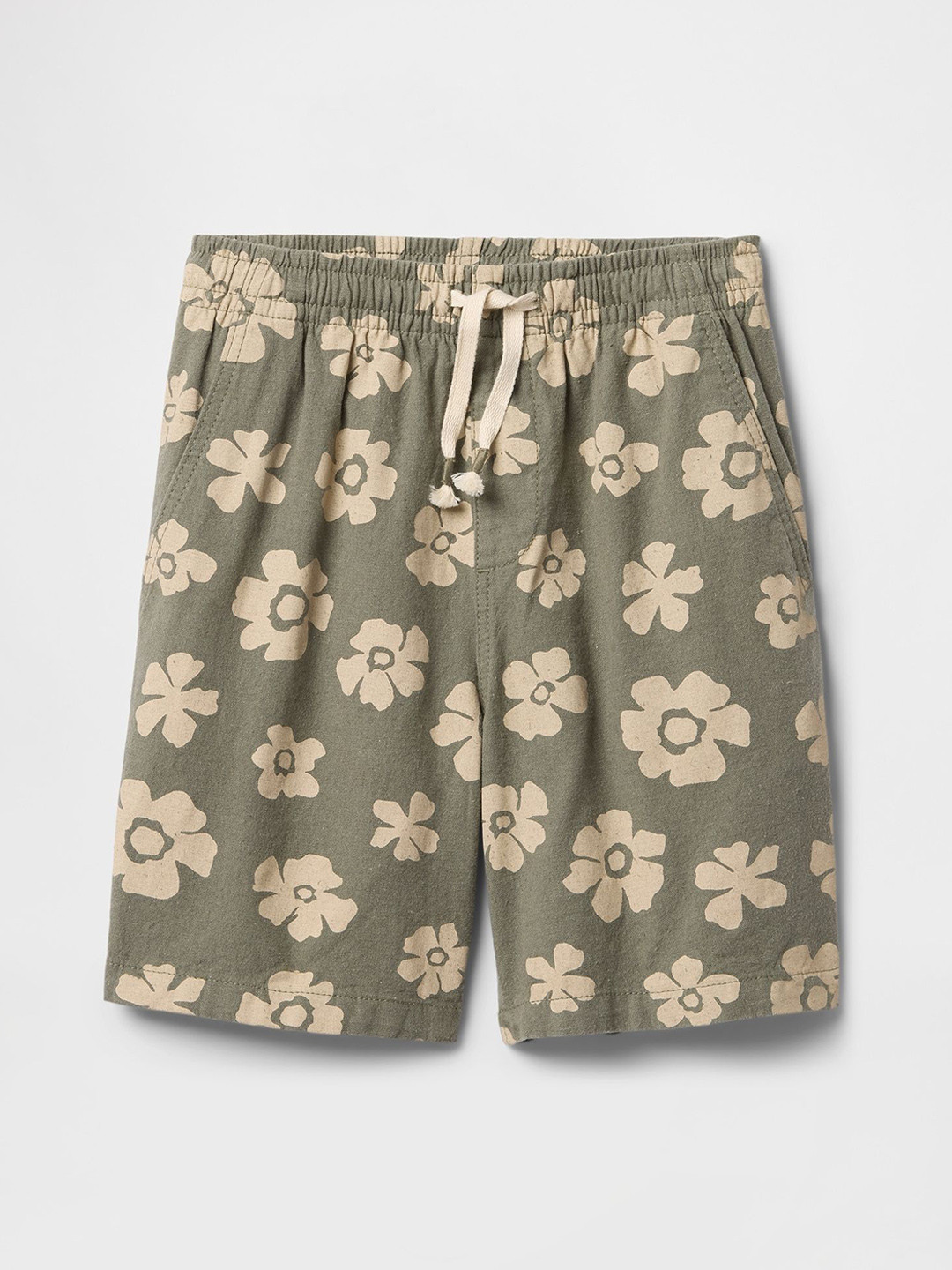 GAP Boys Floral Printed Mid-Rise Bermuda Shorts