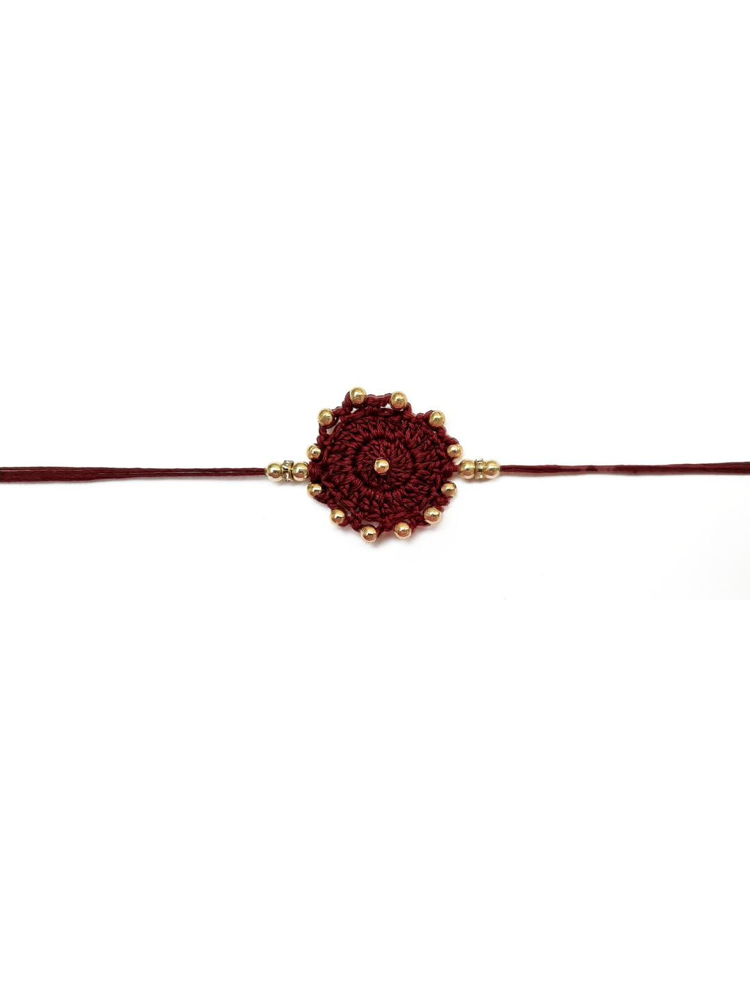 My Little Princess Unisex Maroon Rakhi