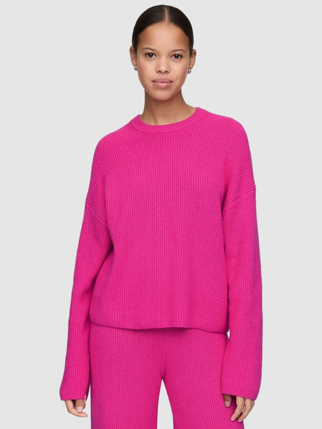 GAP Cashsoft Women Full Sleeves Crew-Neck Pullover Sweaters