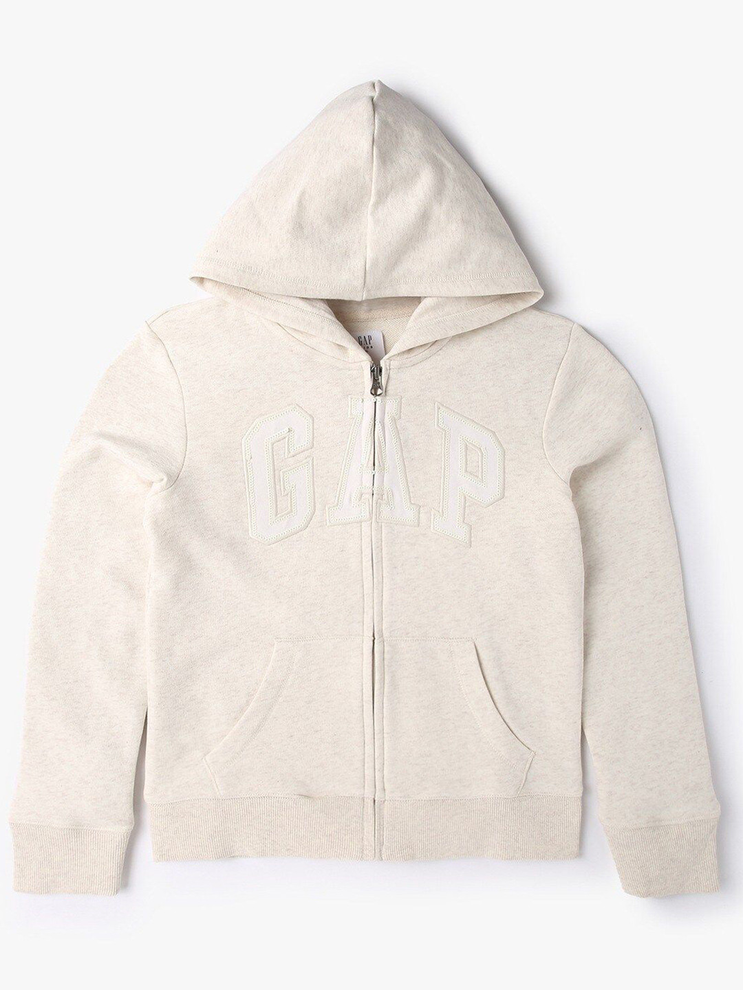 GAP Girls Printed Zip-Front Hoodie