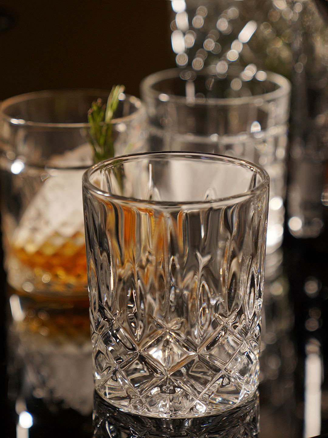 Pure Home and Living Transparent Whiskey Glass 270ml