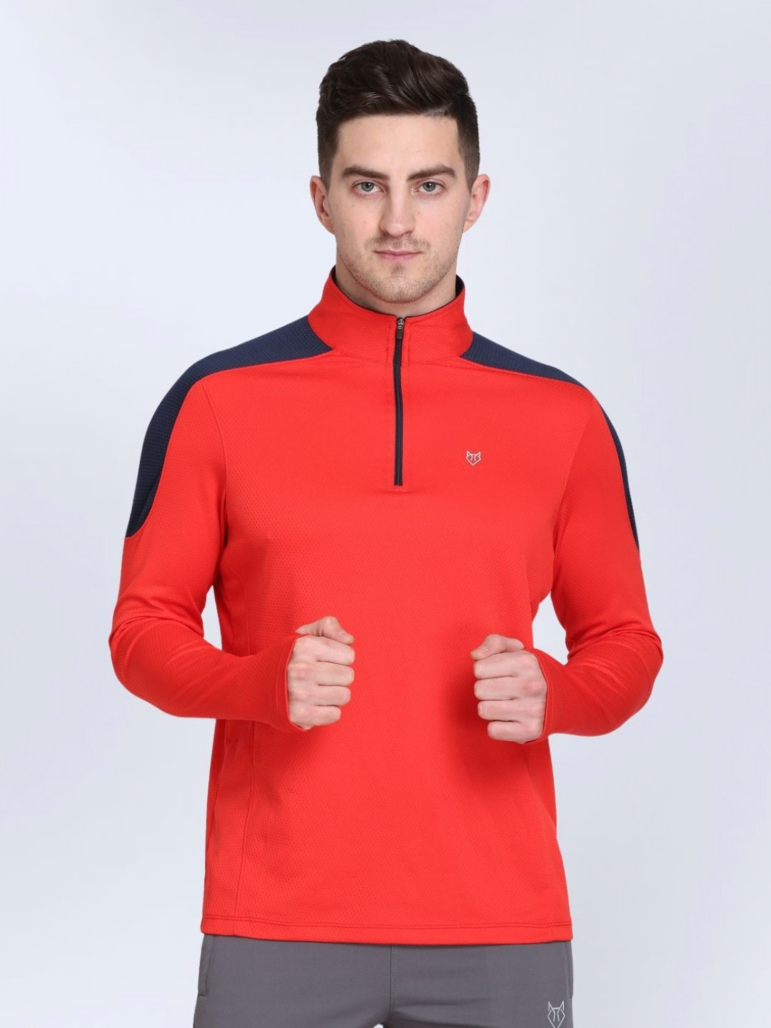 Body Mechanics Men High Neck Long Sleeve T-shirt