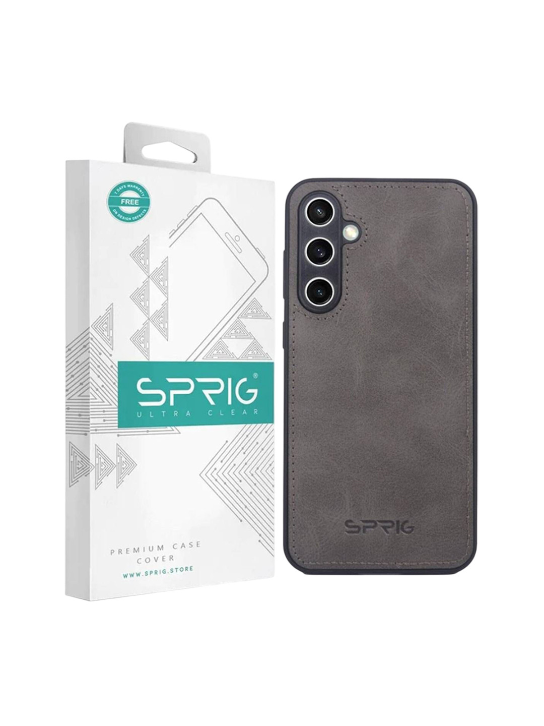 SPRIG Samsung Galaxy S24 PLUS 5g Matte PU Leather Back Cover