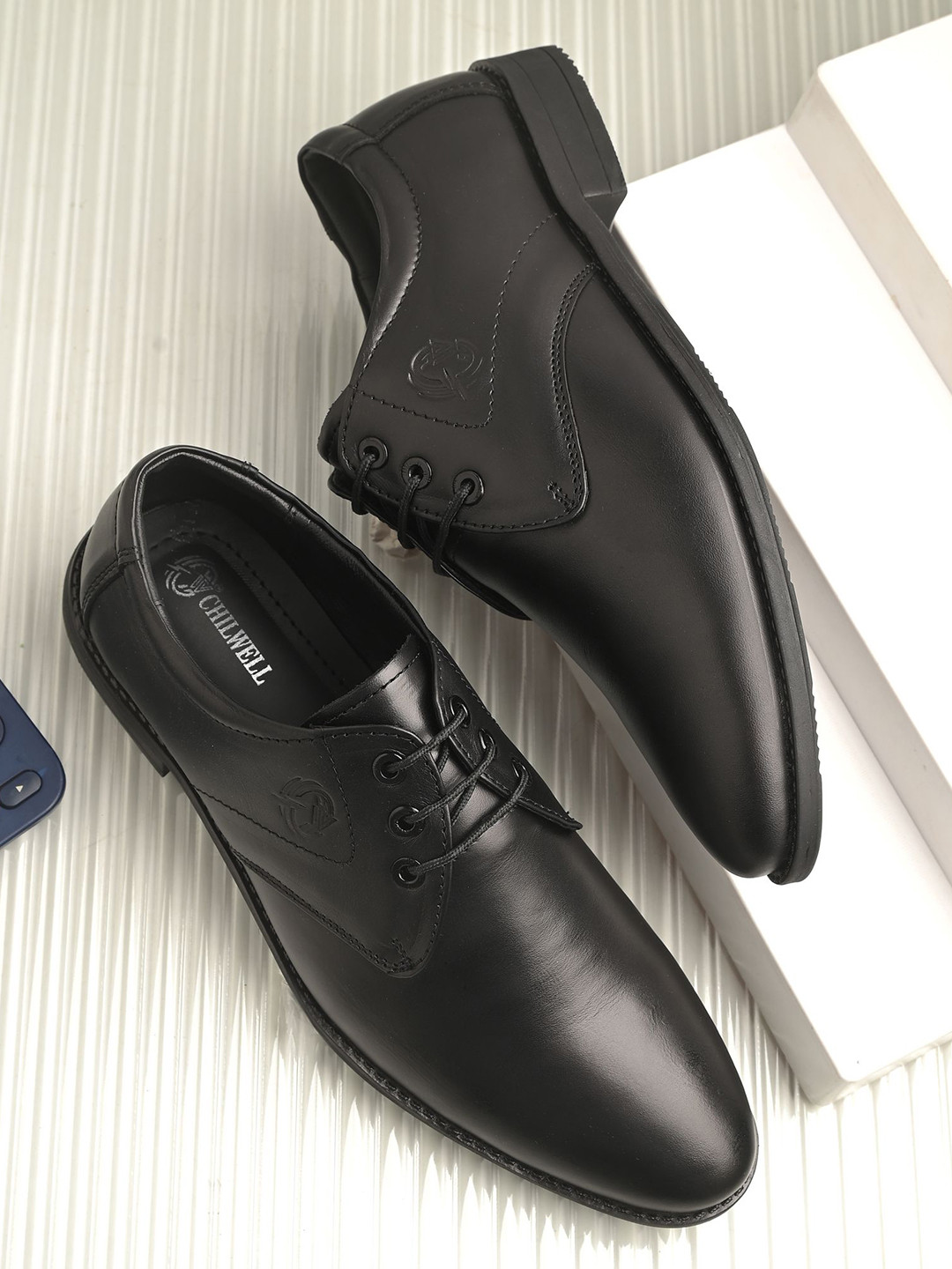 CHILWELL Men Genuine Leather Formal Derbys