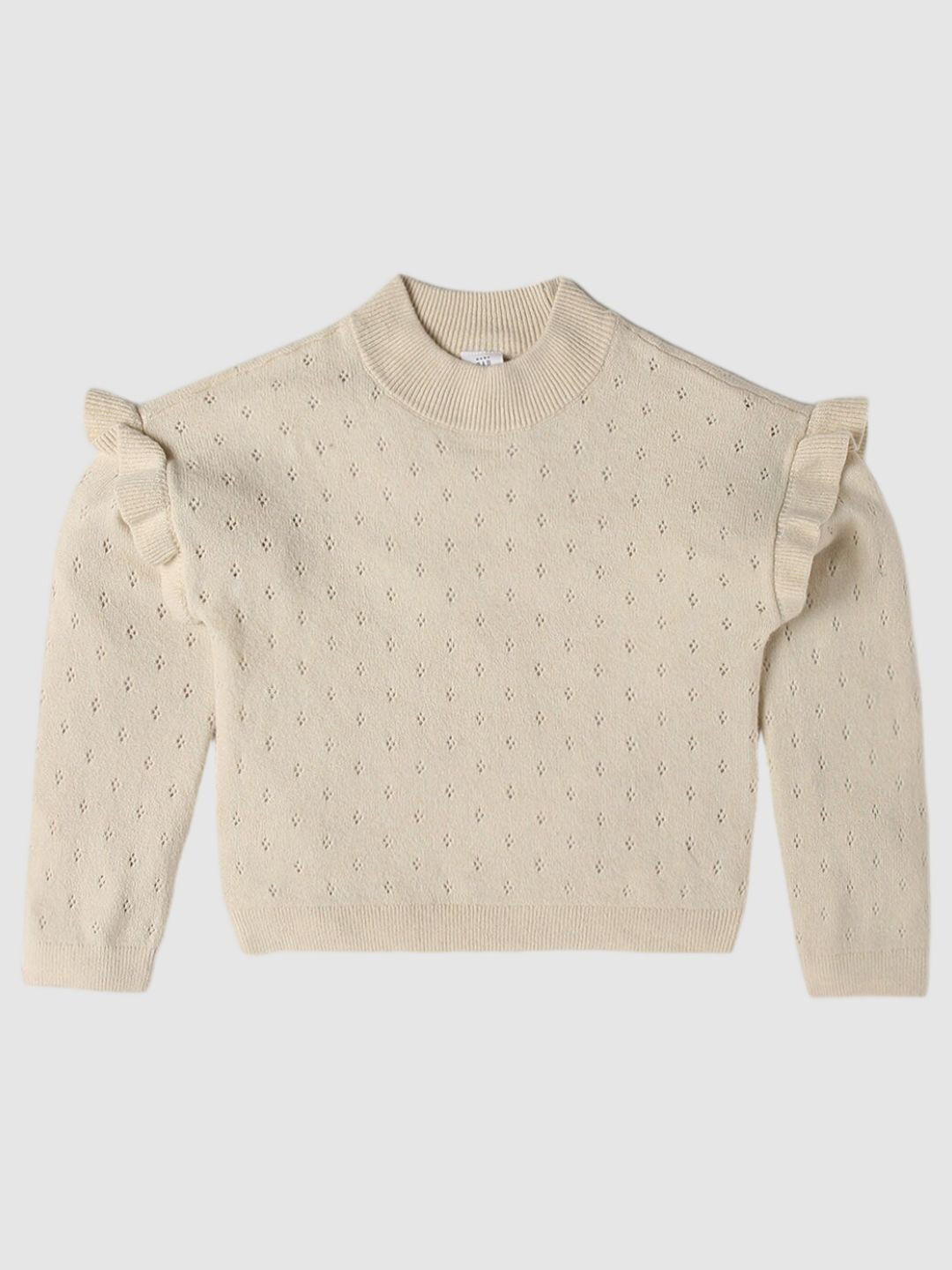GAP Girls Pointelle-Knit Turtleneck Sweater