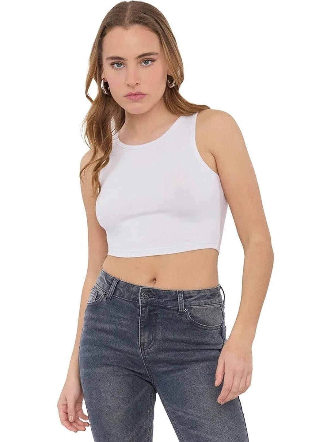 PINOVO White Cotton Tops