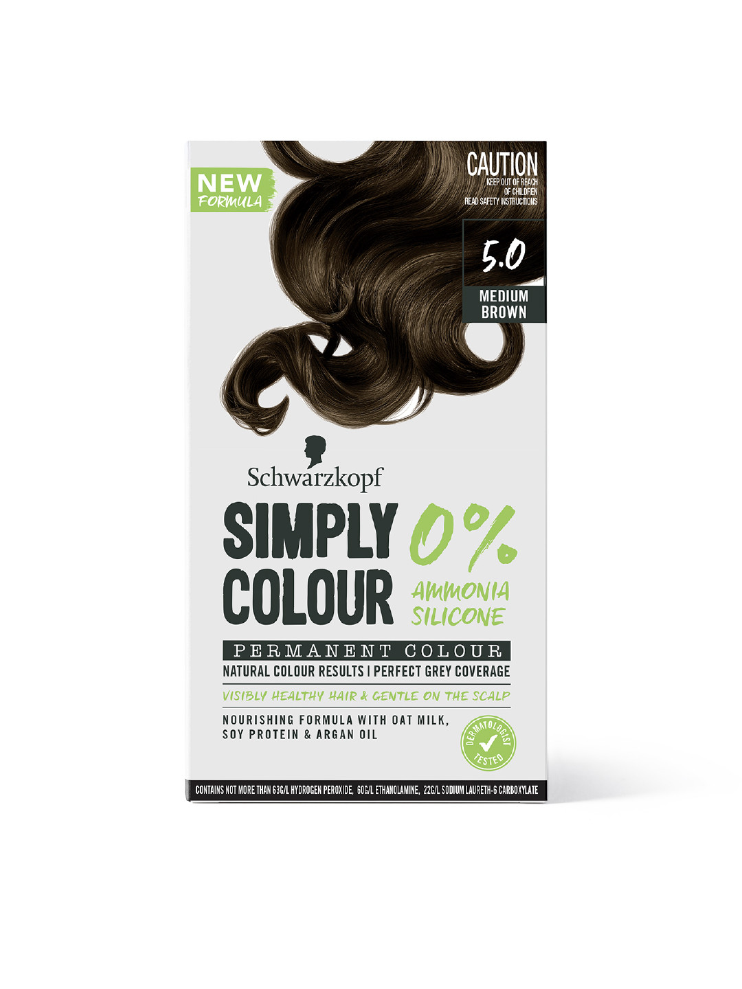 Schwarzkopf Simply Colour Permanent Hair Colour 142.5ml - Medium Brown 5.00