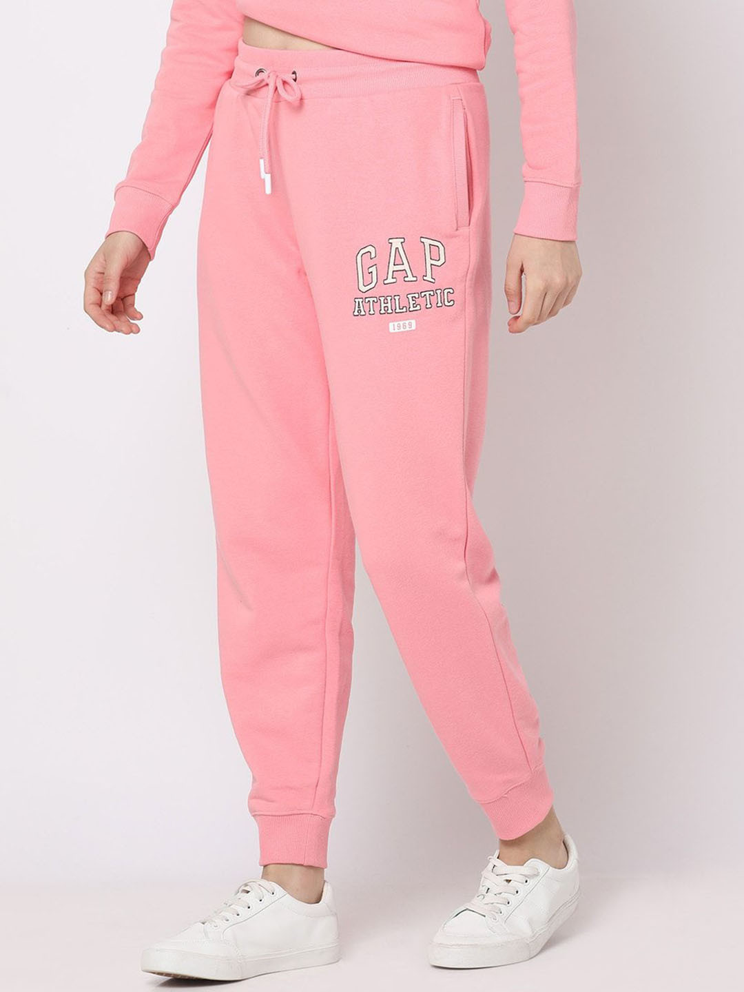 GAP Women Logo Printed Slim-Fit Joggers