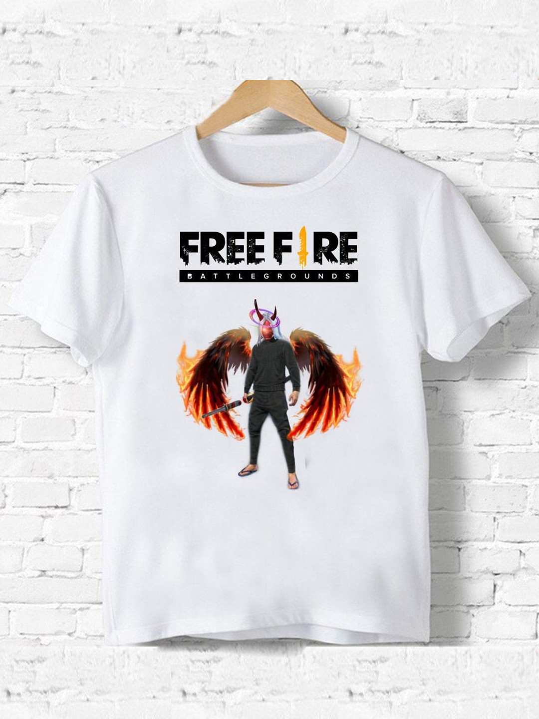 IndiCrafts Unisex Graphic Printed Round Neck T-shirt