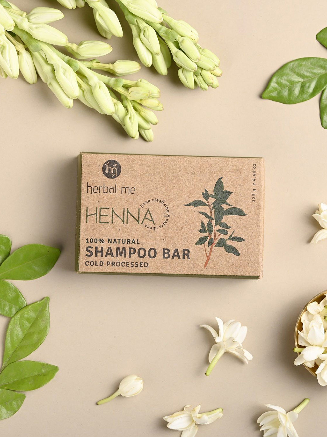 HERBAL ME Natural Henna Shampoo Bar - 125 g