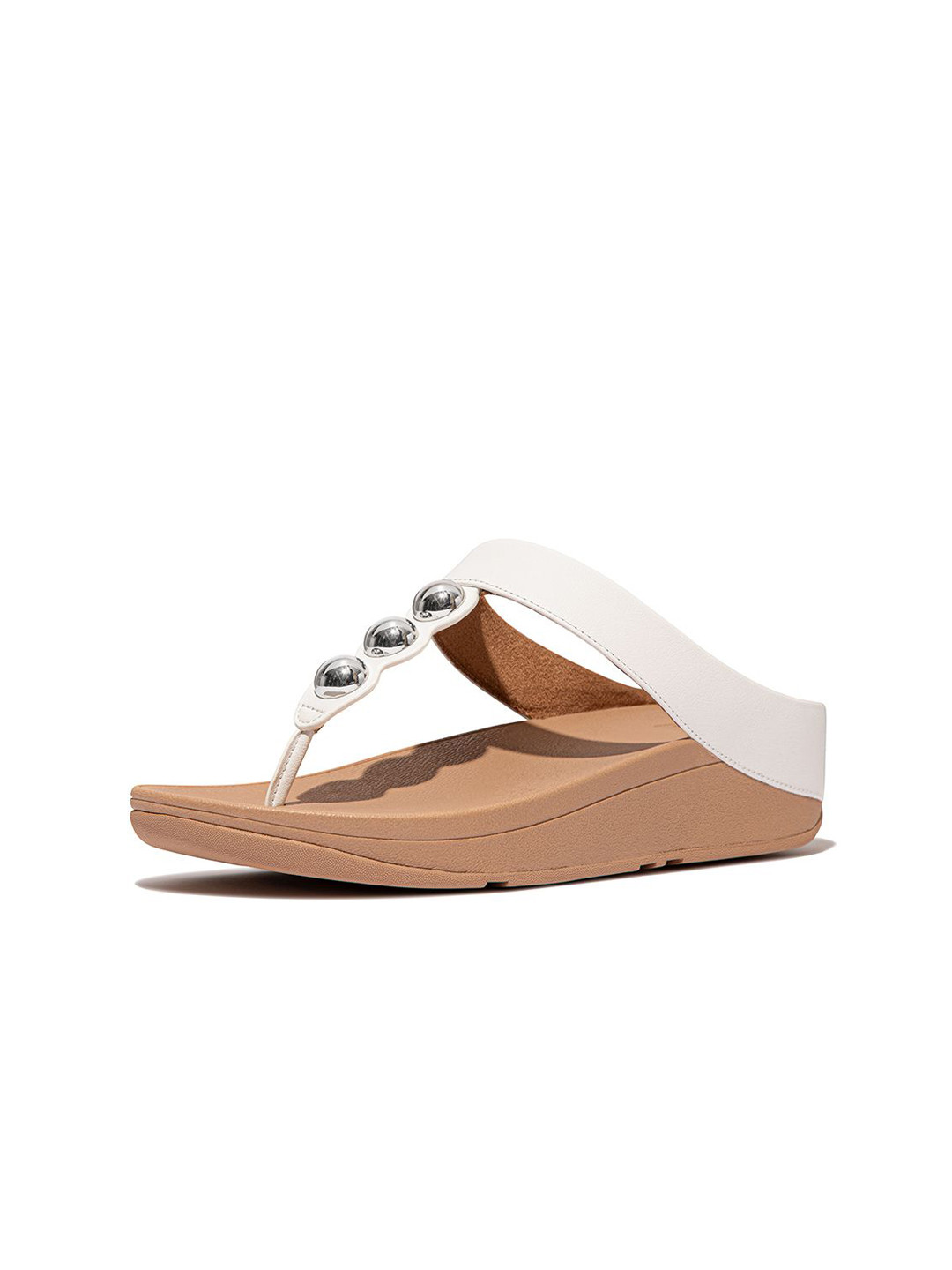 fitflop Leather Wedge Heel Sandals