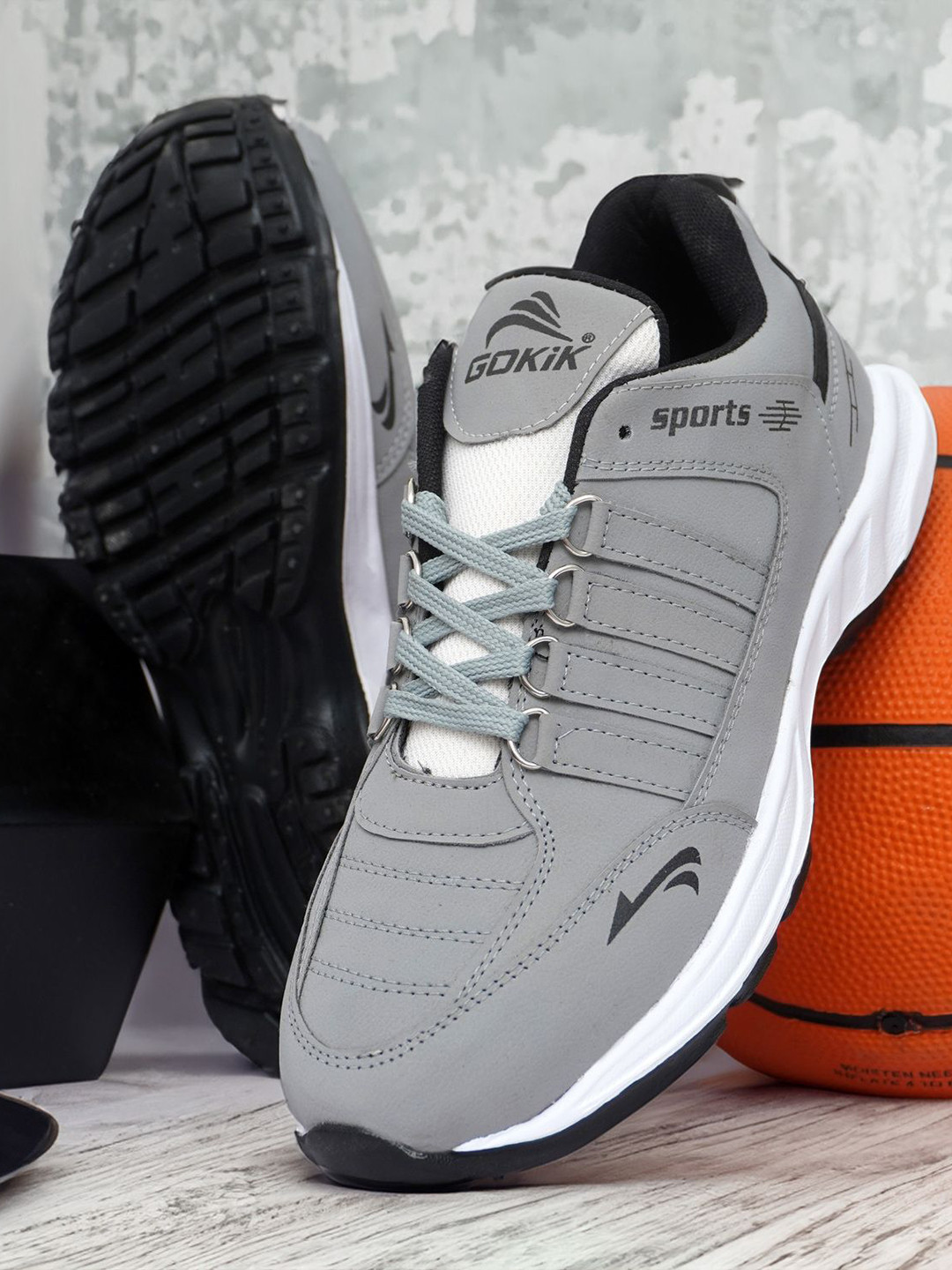 GOKIK GKS10 Cosco Men Marking Lace-Ups Air Running Sports Shoes