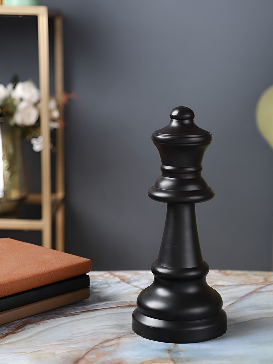 Decor de Maison Black Chess Queen Showpiece