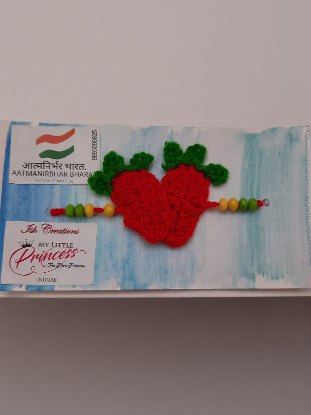 My Little Princess Unisex Red Rakhi