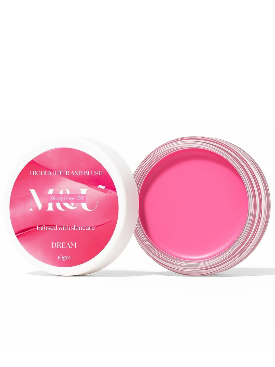 M&U Long Lasting Blush For Tint Lip & Cheeks - 10 ml - Dream