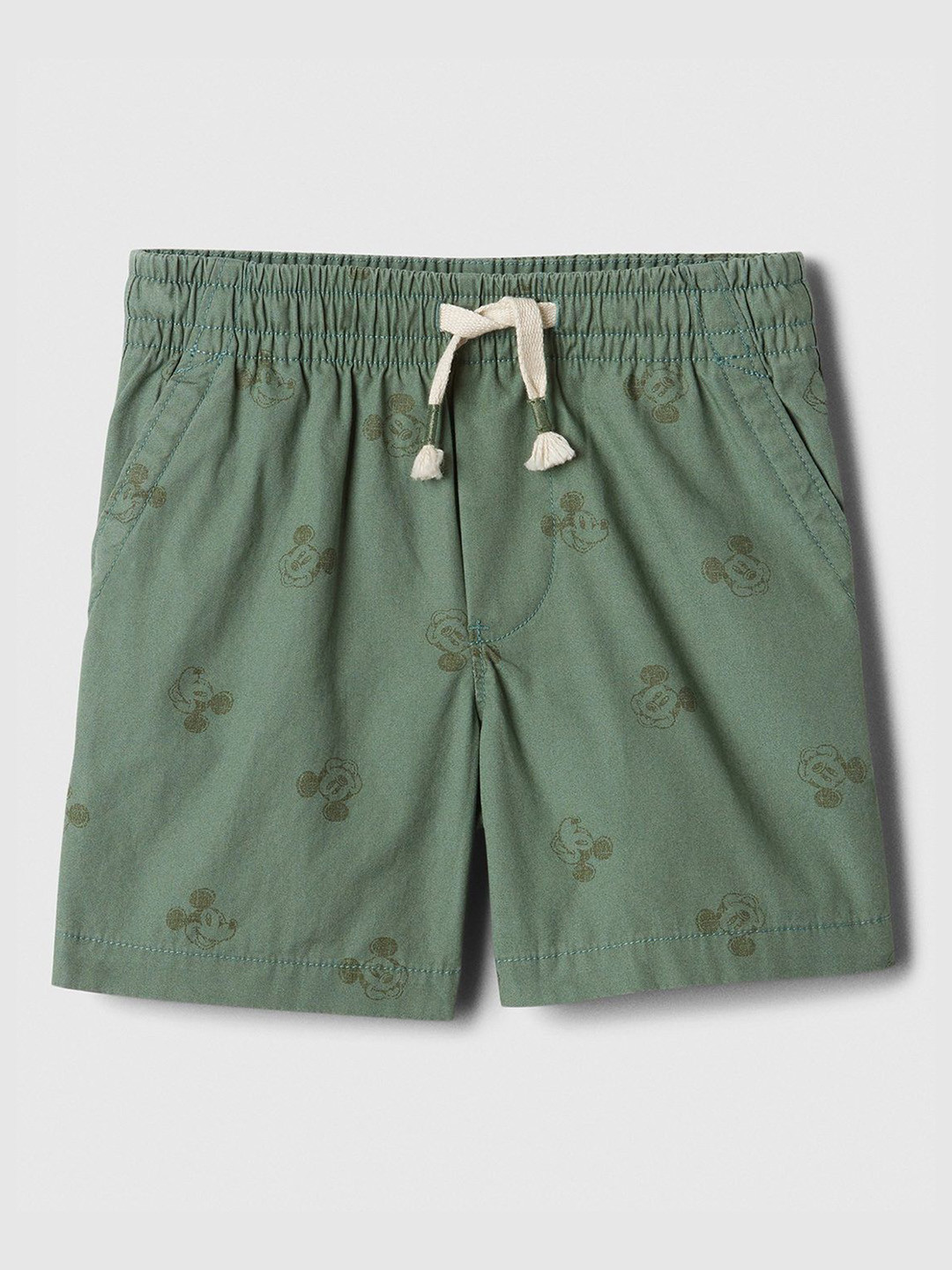 GAP Boys All-Over Mickey Mouse Printed Pure Cotton Pull-Over Shorts