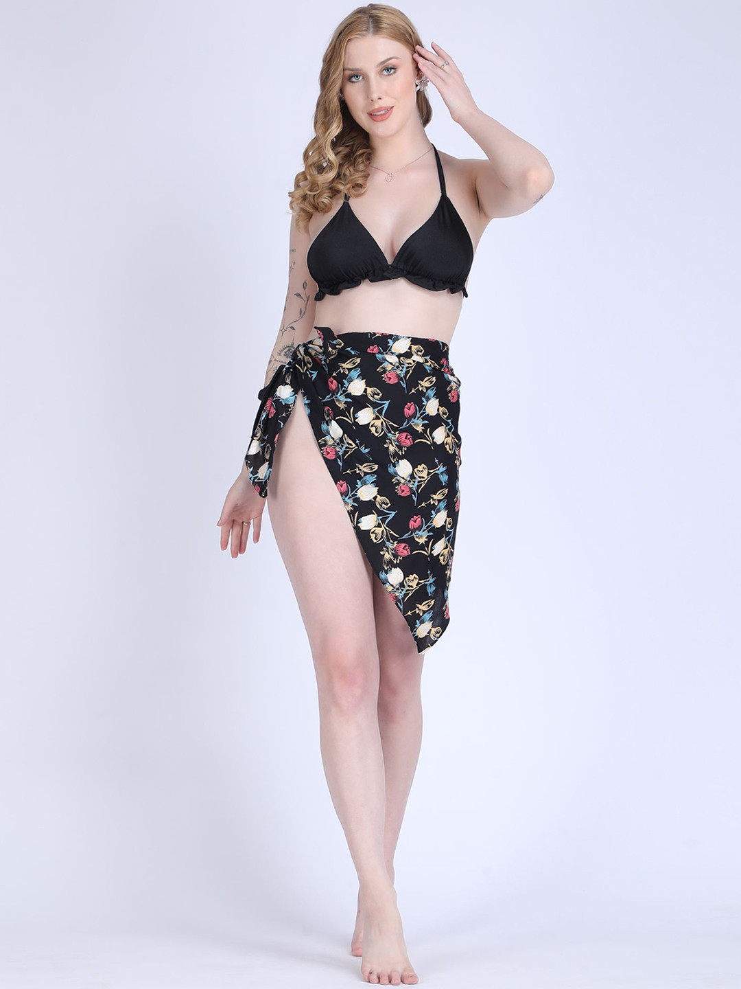 WOMAN IN YOU Printed Beach Wear Cover Up Sarong