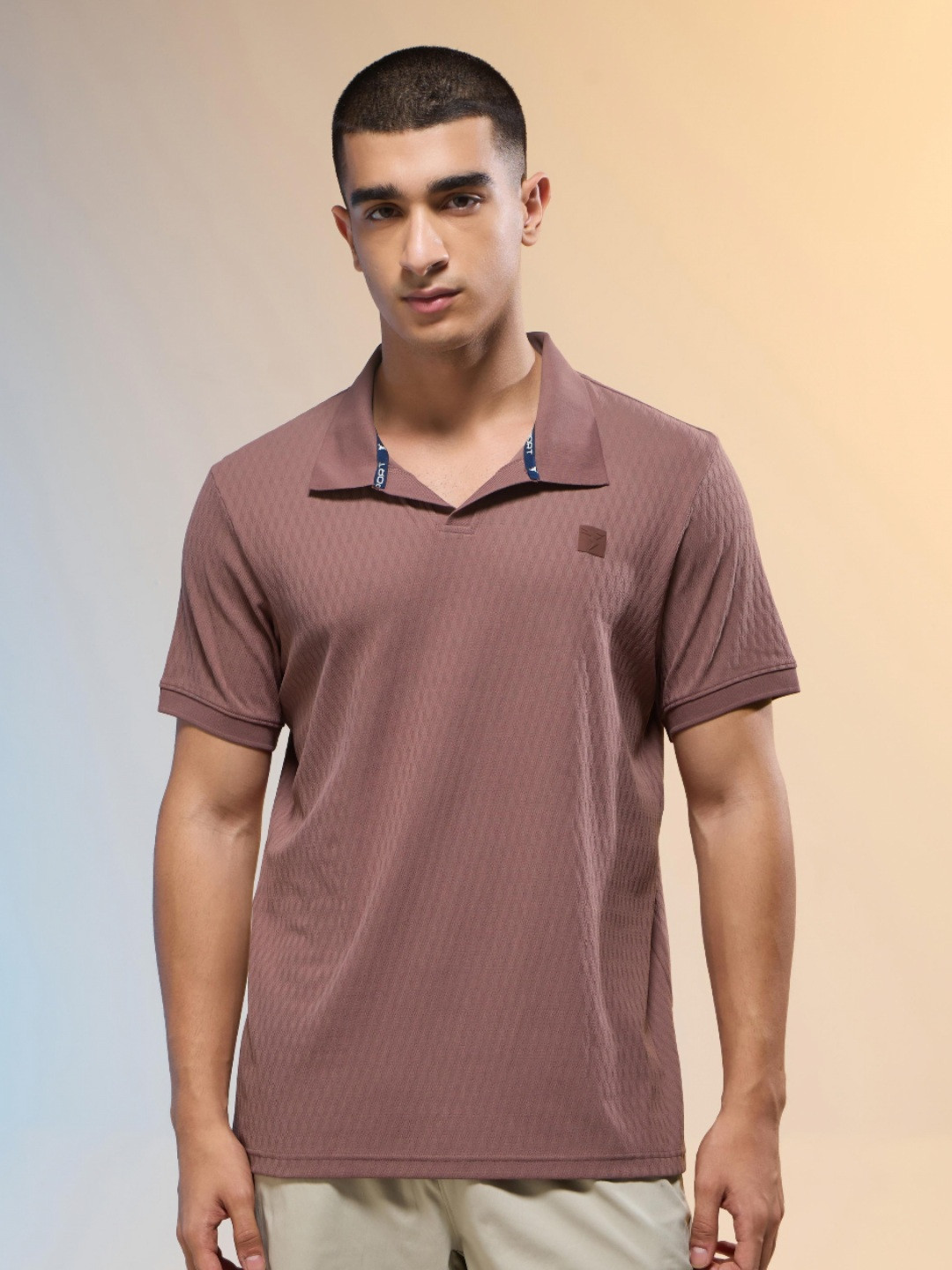 Technosport Polo Collar Slim Fit Sports T-shirt