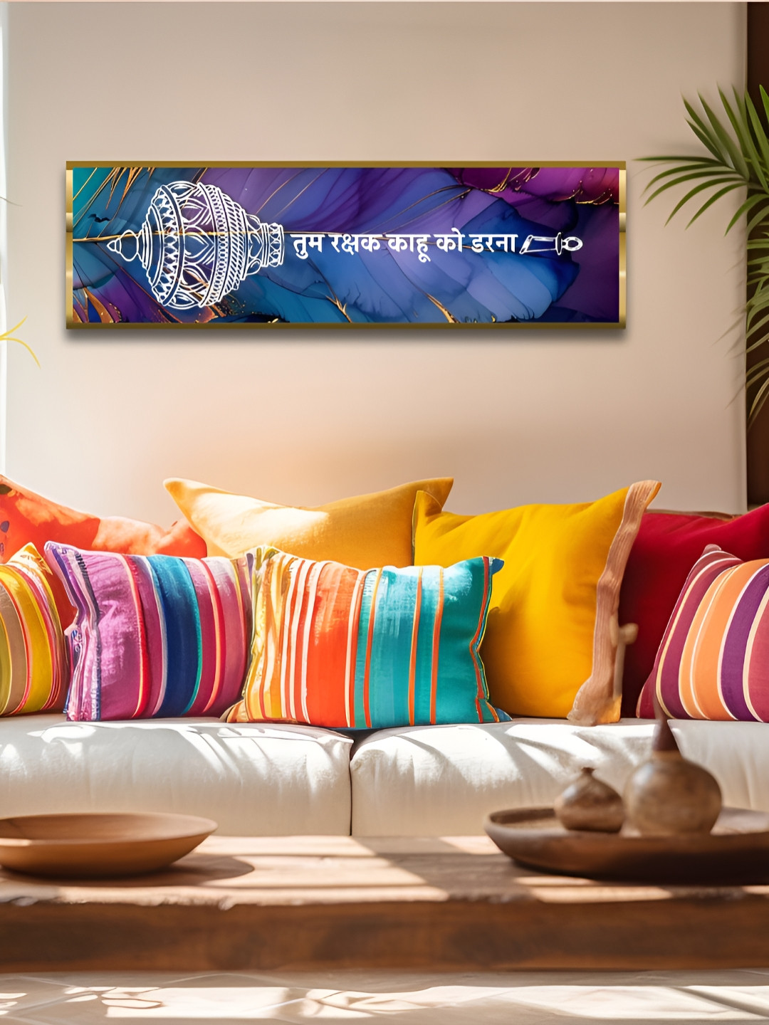 Craftnest creations Hanumanji Wall Decor With Frames