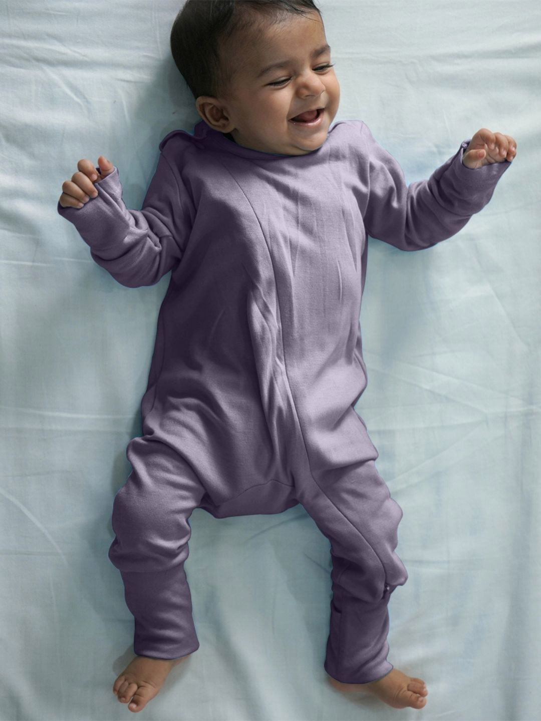 cocoon care Kids Bamboo Sleepsuit With Reversible Mittens & Footie