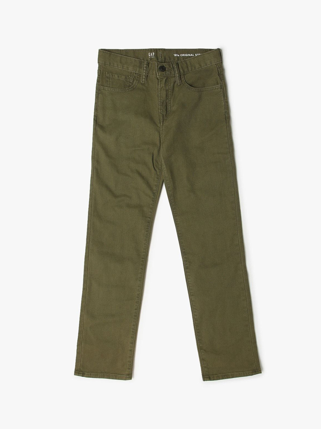 GAP Boys Light-Wash Straight Fit Mid-Rise Jeans
