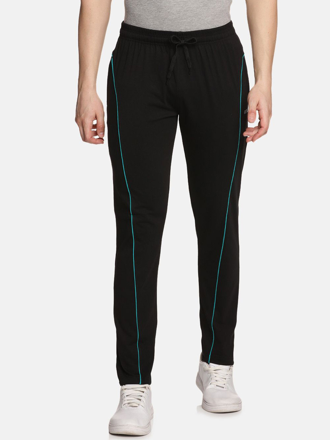 Genx Men Super Combed Cotton Mid-Rise Track pant