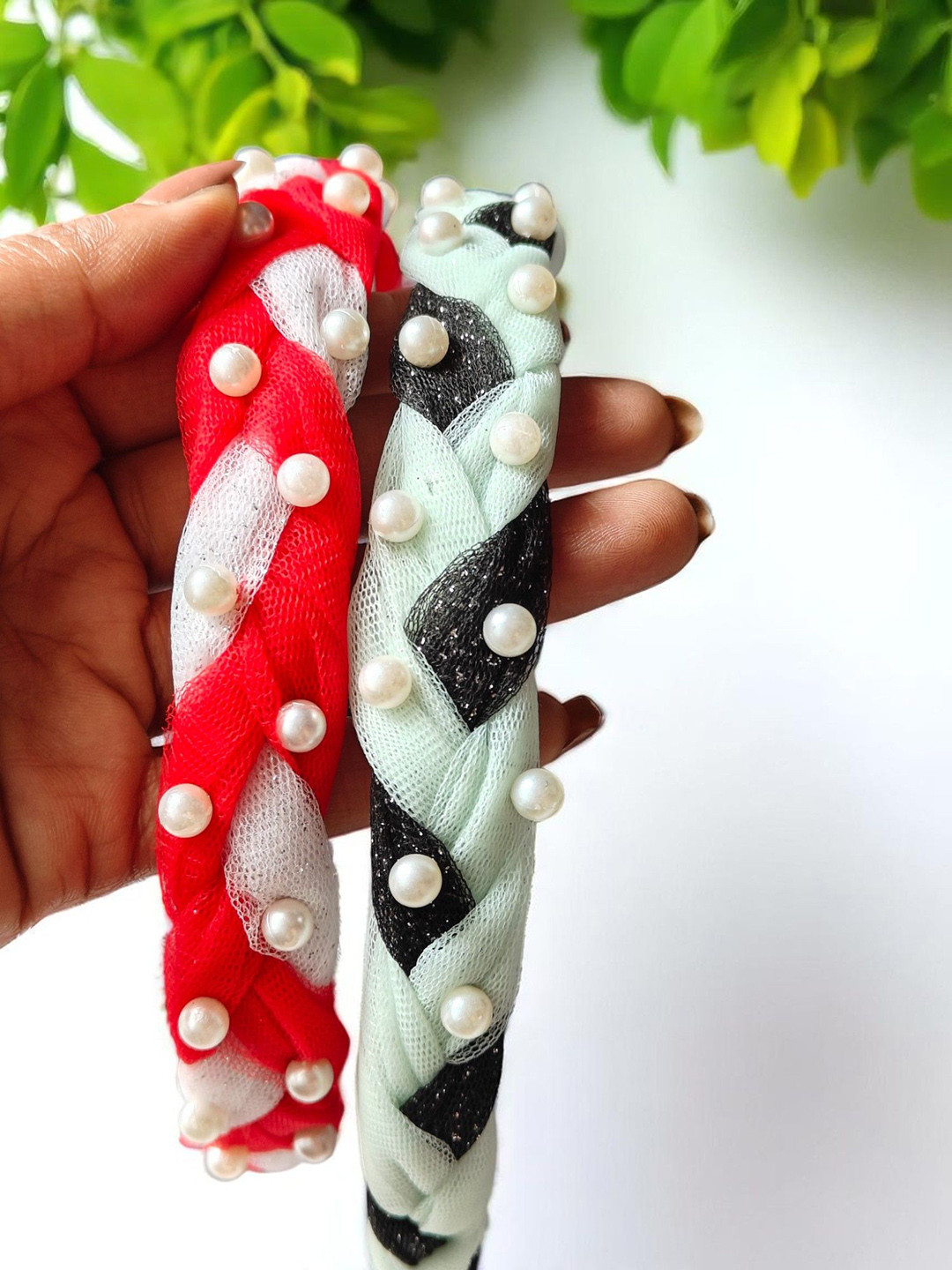 LYTIX Girls Pack Of 2 Beaded Hair Band - Assorted